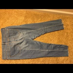 Old navy cropped jeans size 14 worn once
